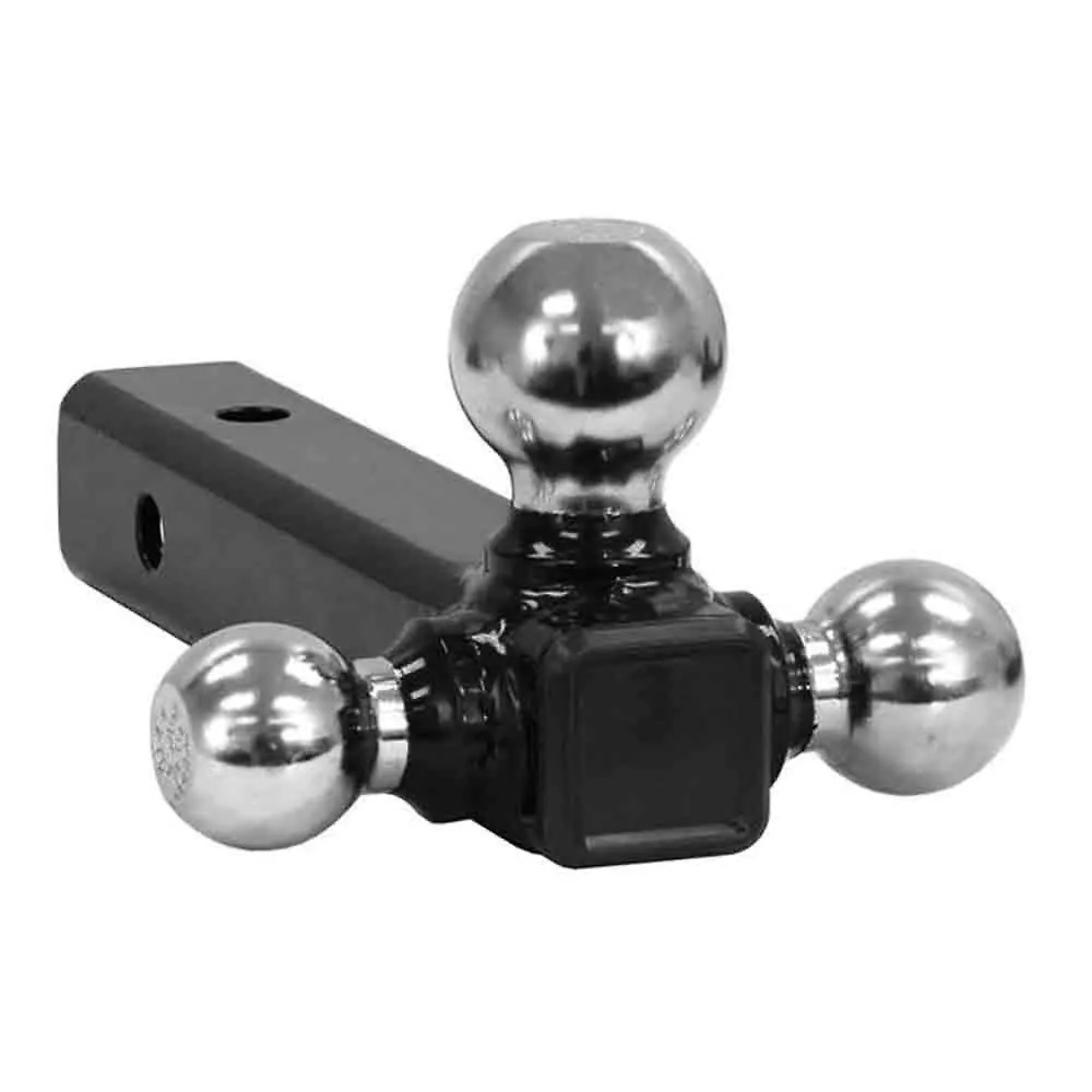 Buyers Products Tri-Ball Mount — 2in. Receiver, Hollow Shank, Chrome Balls, Model# 1802207